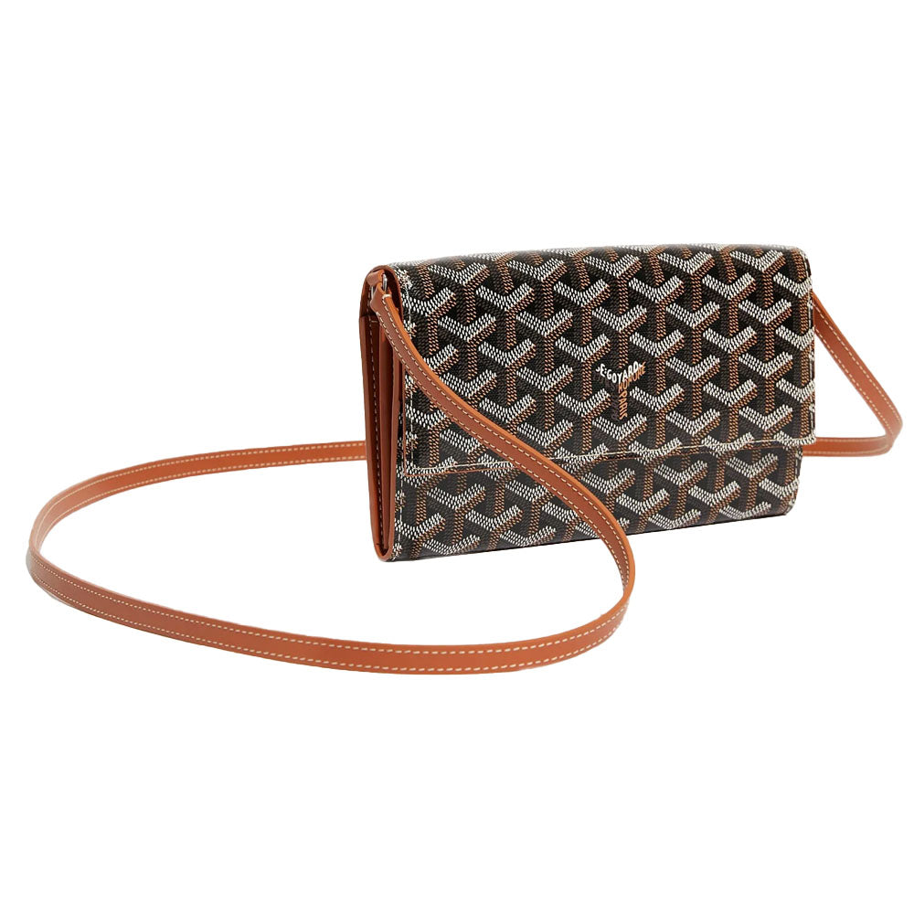 Goyard Portefeuille-Pochette Varenne Noir/Naturel