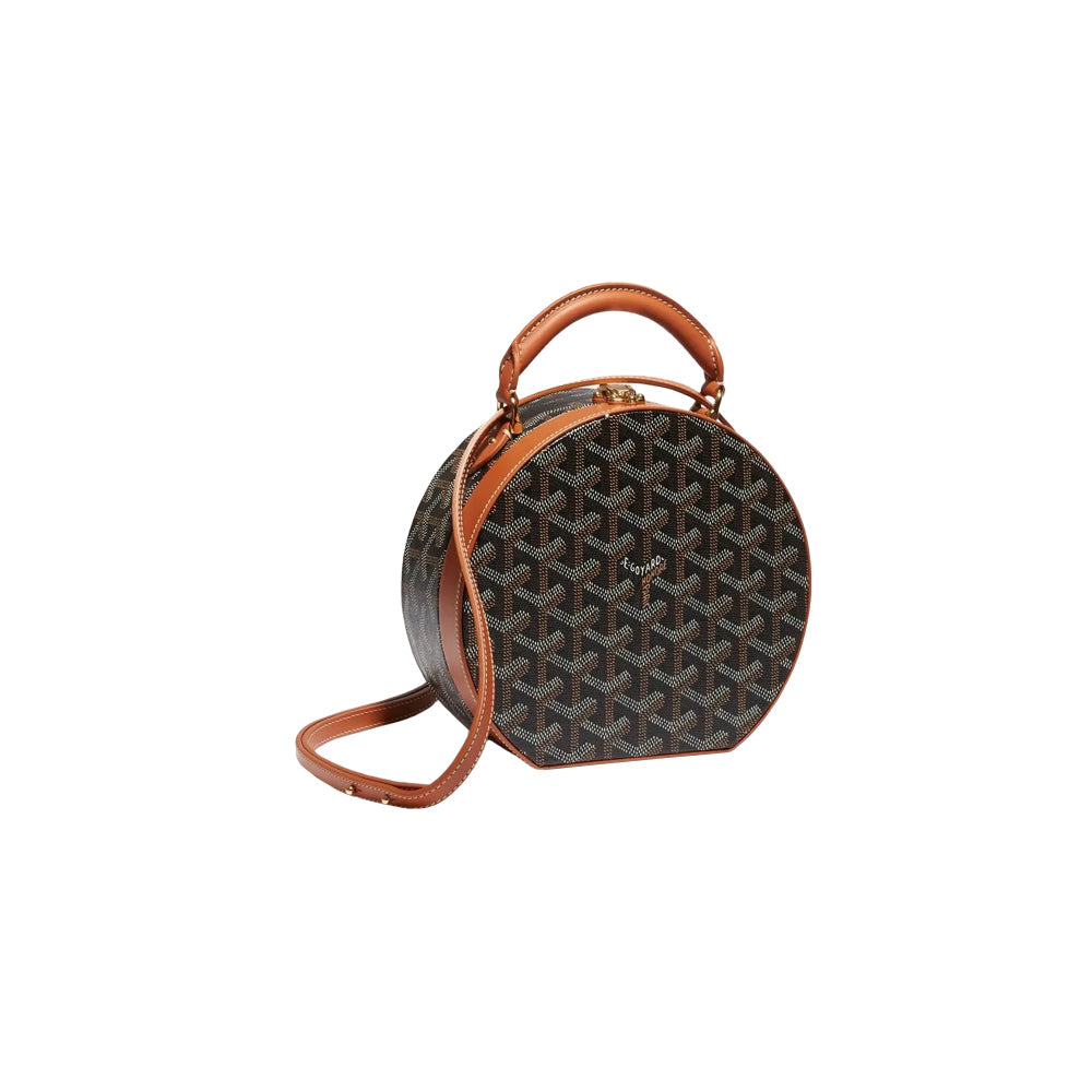 Goyard Malle Boîte Alto Noir/Naturel