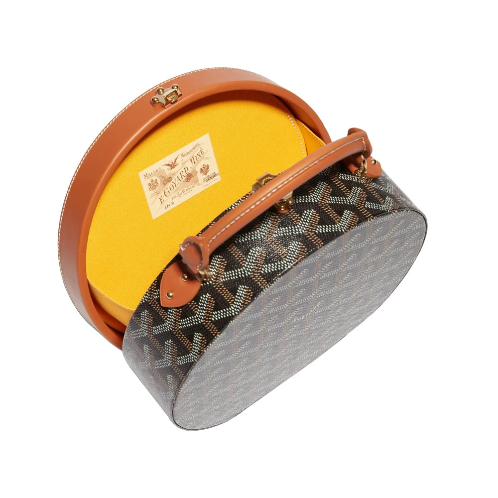 Goyard Malle Boîte Alto Noir/Naturel