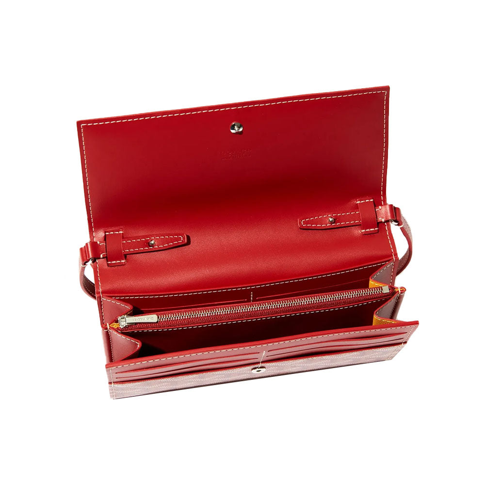 Goyard Portefeuille-Pochette Varenne Rouge
