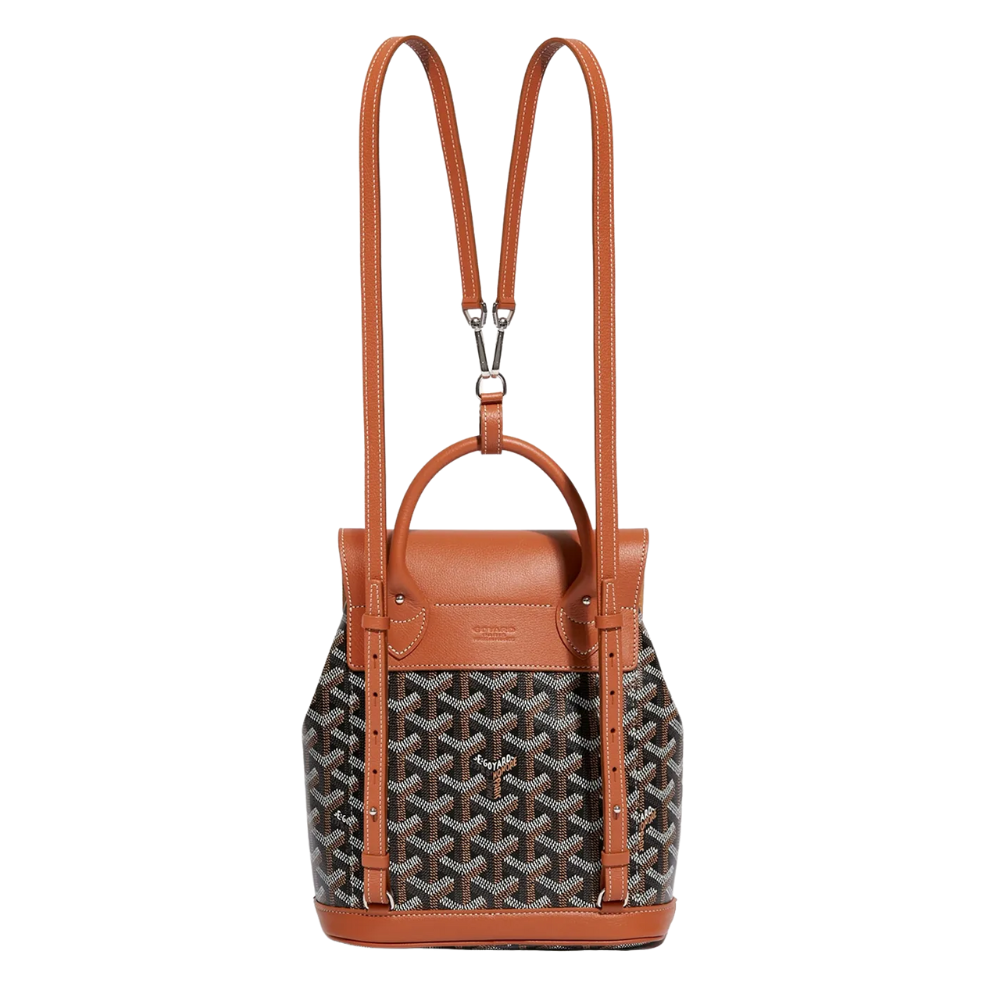 Goyard Sac à dos Alpin Noir/Naturel