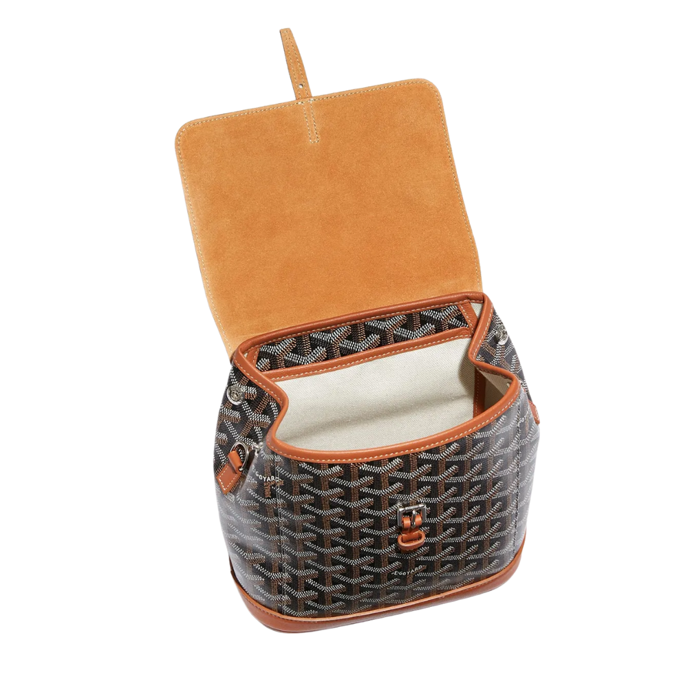 Goyard Sac à dos Alpin Noir/Naturel