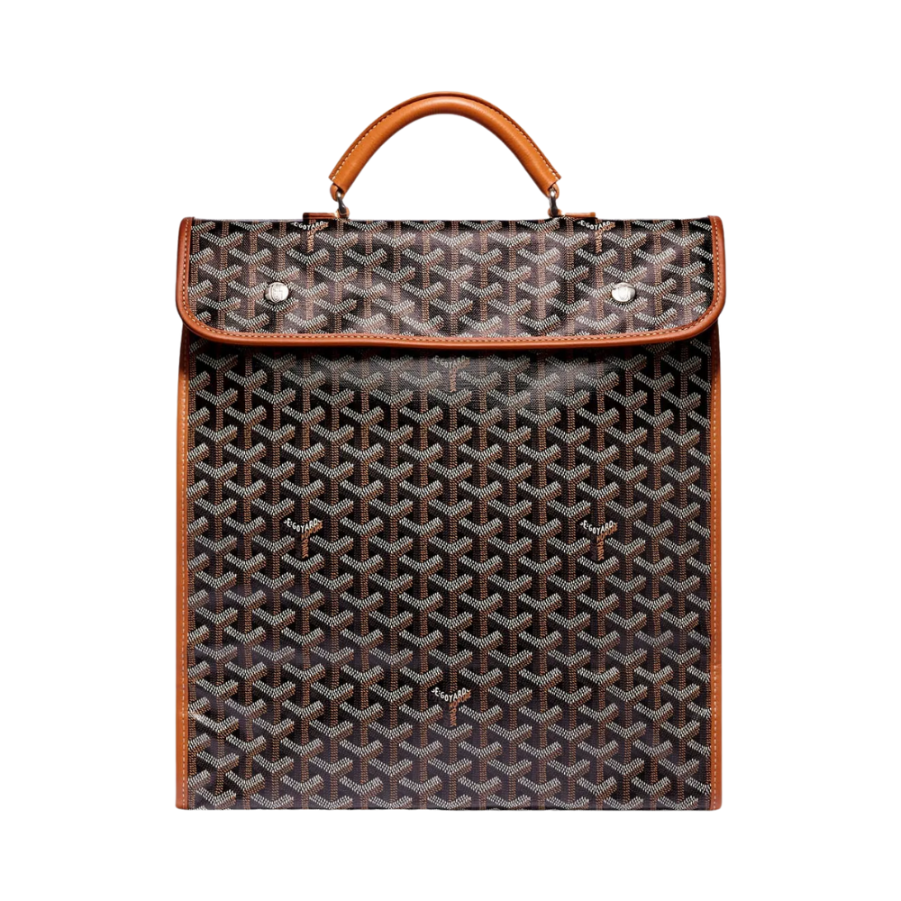 Goyard Sac à dos Saint Léger Noir & Naturel