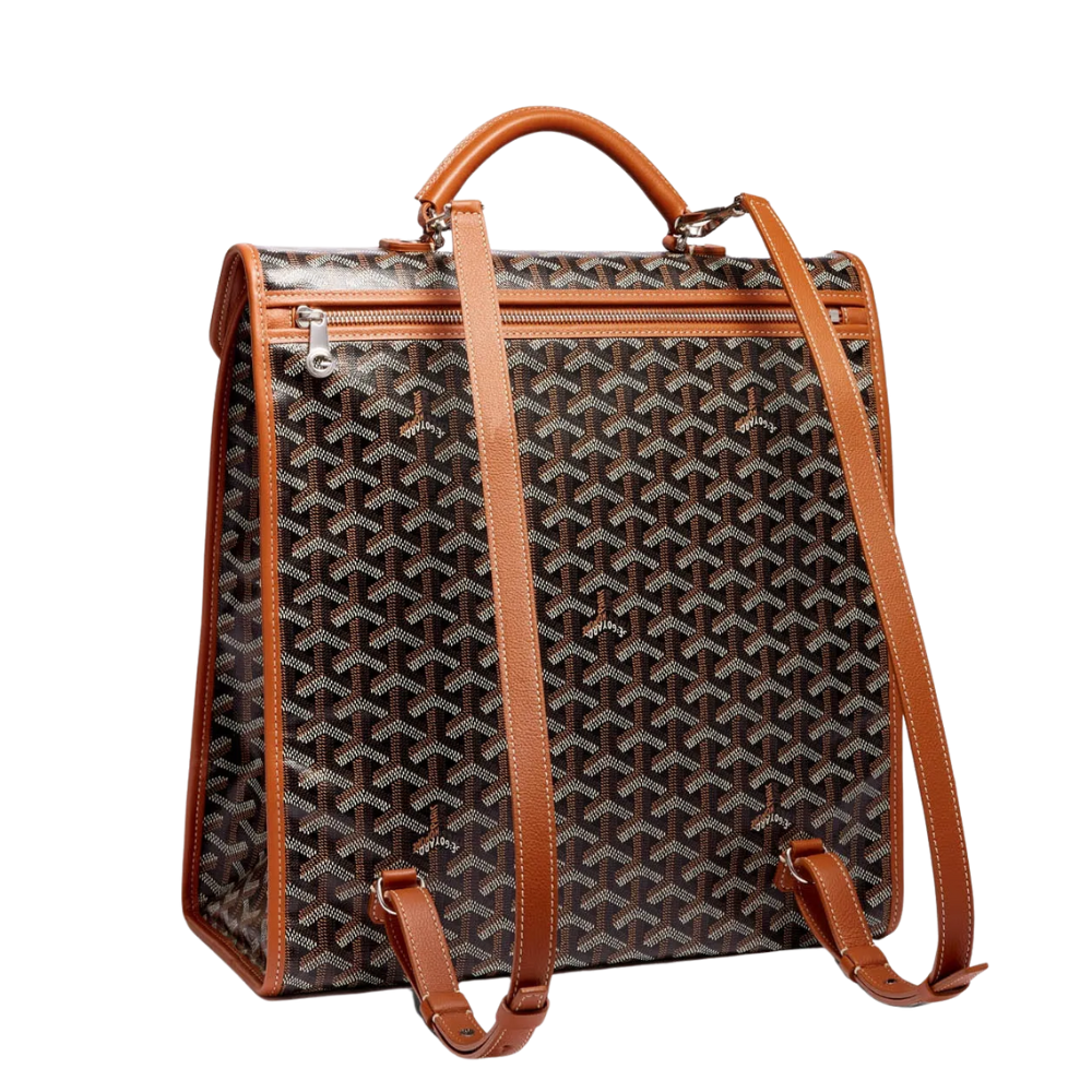 Goyard Sac à dos Saint Léger Noir & Naturel